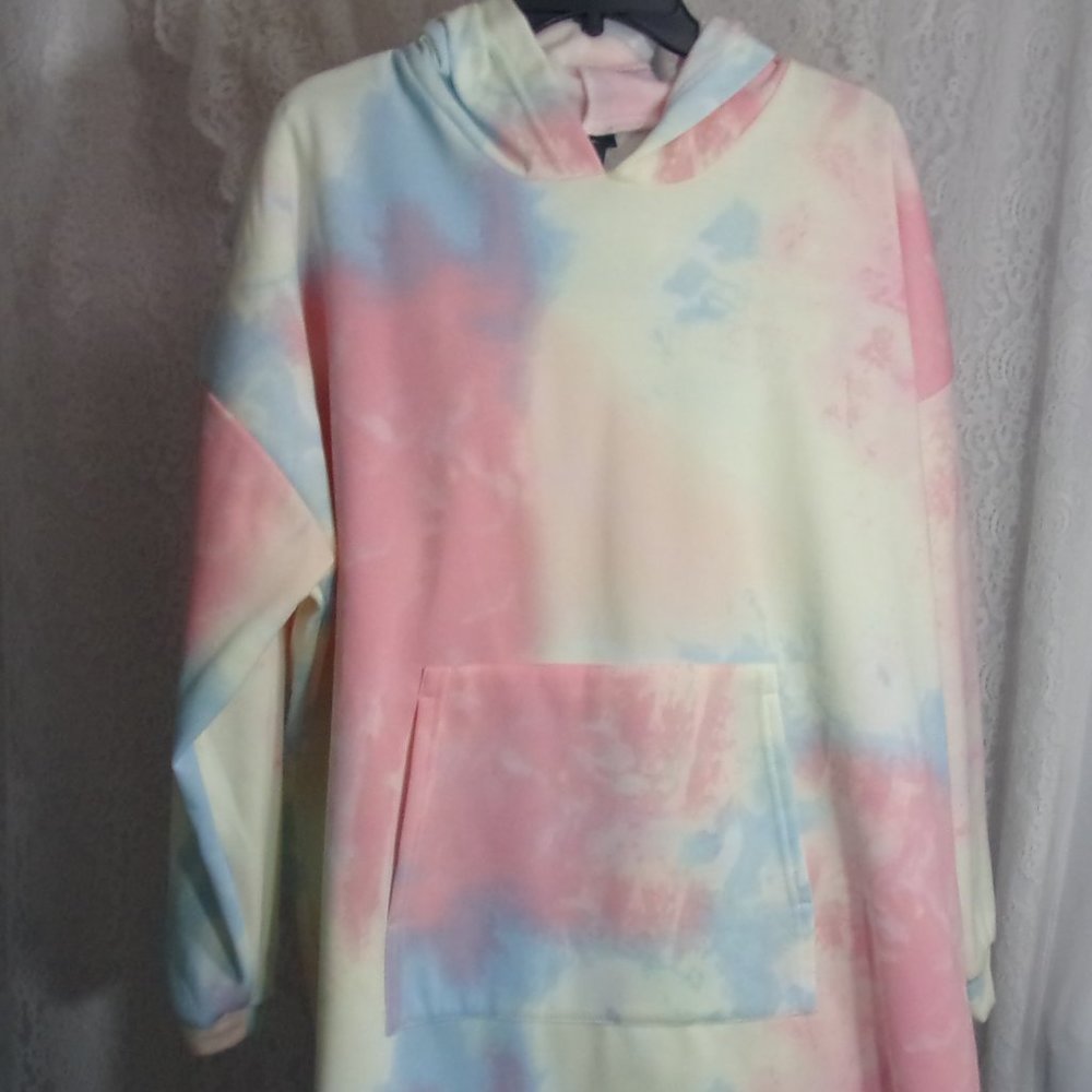 Rue 21 Sweatshirt Hoodie Dress One Size